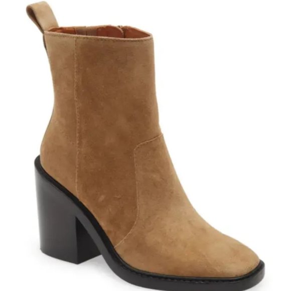 Tory BurchHeeled Ankle Boot Camel Tan Size 5.5 M